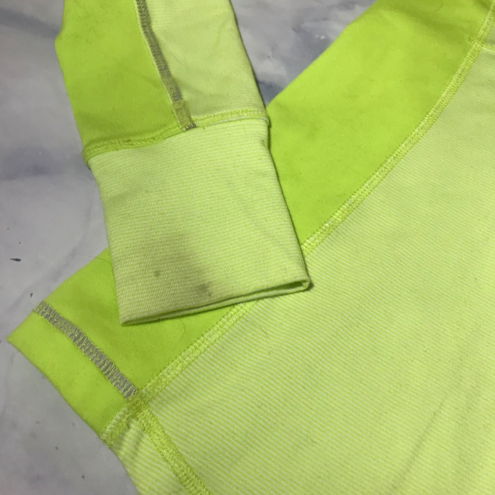 Title Nine Neon Green Switzer 1/4 Zip Up Top - Picture 3 of 8